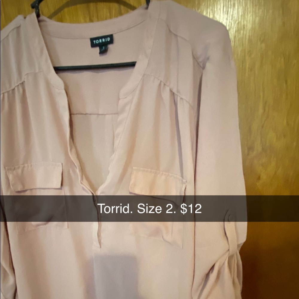 Torrid dress blouse